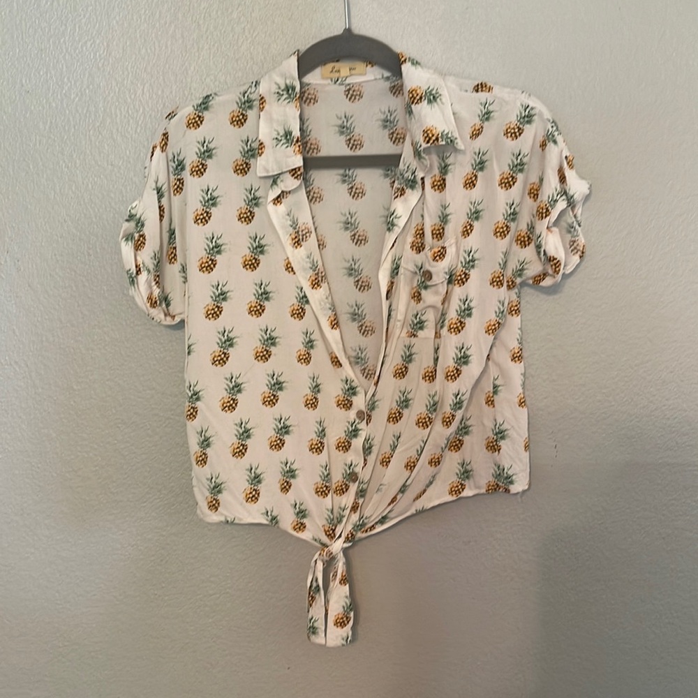 Tropical crop top